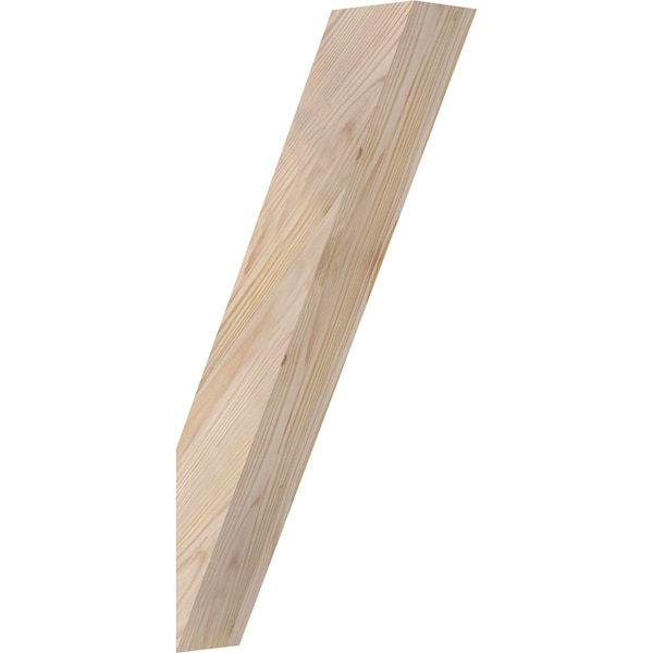 Ekena Millwork 3 1/2"W x 12"D x 24"H Traditional Smooth Knee Brace, Douglas Fir BRC04X12X24TRA00SDF - main